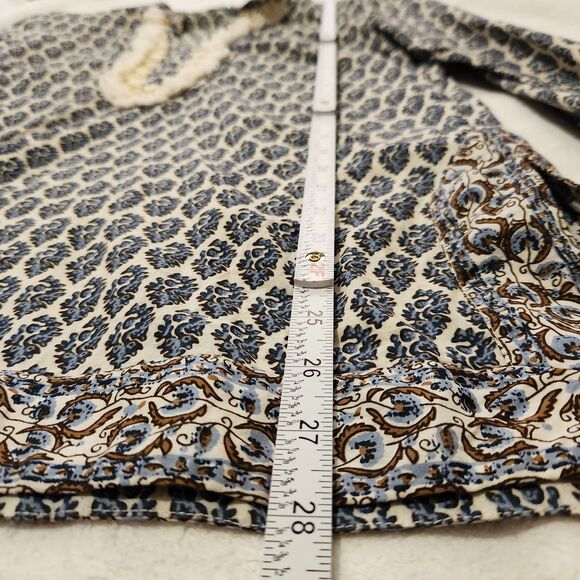 Tori Burch Tunic Top Size 8 Embellished Fringe And Beaded Accents Side Zip - Picture 4 of 16